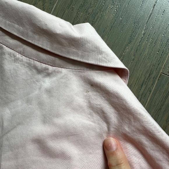 Self-Portrait Pink Cutout Mini Dress Lace Appliqué Shirt Dress - US 0 - Picture 8 of 11